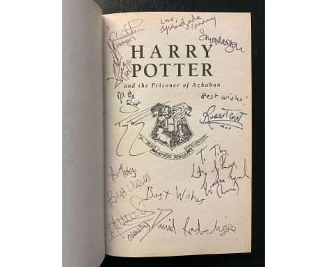 ROWLING, (J. K. ). Harry Potter and the Prisoner of Azkaban, 18th printing, CAST-SIGNED by Daniel Radcliffe [Harry Potter]; R