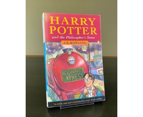 ROWLING, (J. K.). Harry Potter and the Philosopher's Stone, first edition, second issue, SIGNED by the author in blue ink on 