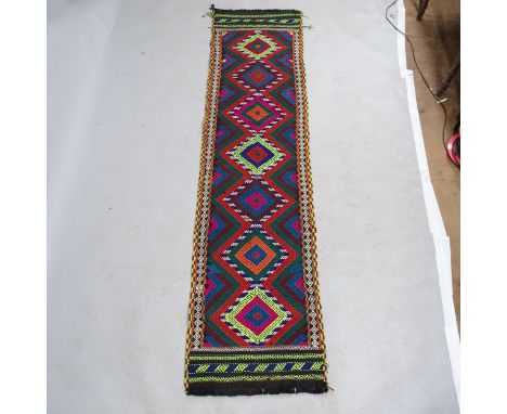 A Choli Kilim runner. 228x57cm 