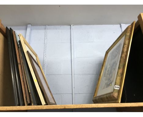Shelf of pictures