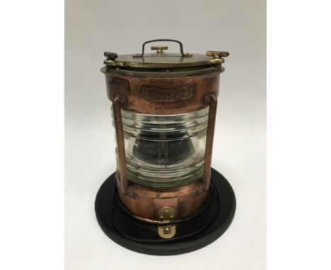 A copper Ships lantern