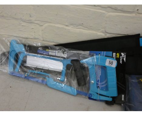 A new Staysharp hand saw and a new four piece hacksaw set 