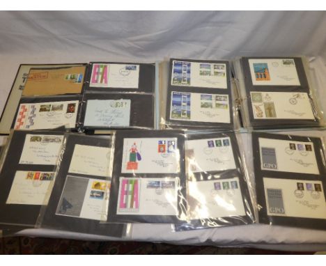 An album of first day covers mainly 1960's and a folder album of 1960's first day covers addressed to 10 Downing Street (2)