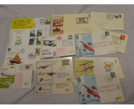 Various Cornish related first day covers including 60th anniversary of the last flight from RNAS Mullion 1979, 1983 Penlee Li