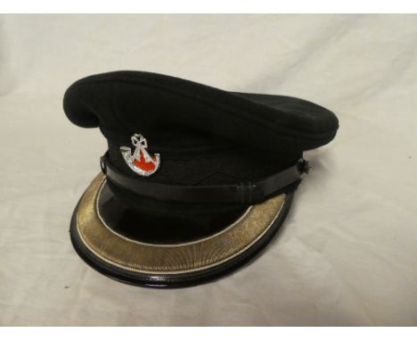 An E11R green cloth Officers peaked cap of the Light Infantry by Herbert Johnson of London, formally the property of Major J 