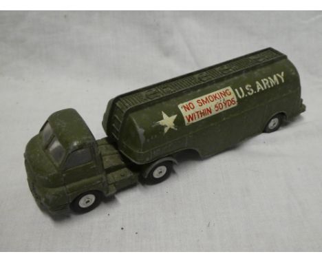 A Corgi Major Toys US Army Bedford tanker lorry