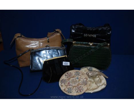 A quantity of ladies vintage Handbags and purses