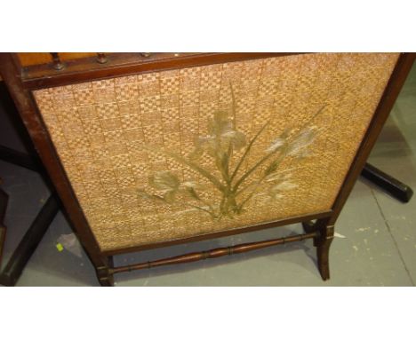 Vintage firescreen and pictures and prints