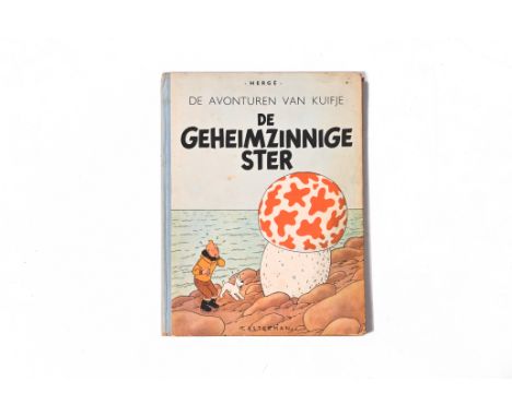 Hergé, Kuifje, De Geheimzinnige Ster, first edition, hardcover, 1947Part 9 from the first hardcover series.