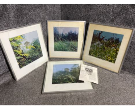 Patrick and Basia Sladen signed limited edition prints x4 dated 1980 and with certificates. Numbers 30/250