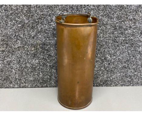 Vintage copper umbrella stand