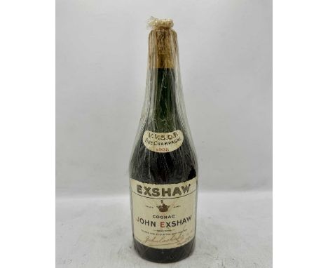 1 bottle Exshaw VVSOP Fine Champagne Cognac 1935
Level 6cm below the base of foil
Lying at LCB Barking