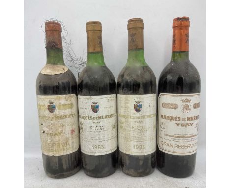 Marques de Murrieta Rioja Reserva 1954
Bin-soiled label. Level just below top-shoulder (1)
Marques de Murrieta Rioja Reserva 