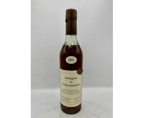 1 bottle Ryst-Dupreyon Armagnac du Collectionneur 1893
Level 3cms below base of capsule
Lying at LCB Barking
