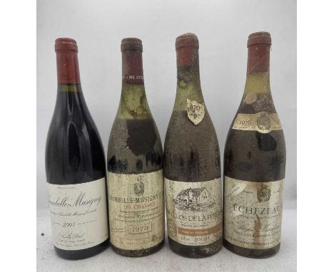C Vienot Richeboug 1961
EB Liggins &amp; Co (1)
Moillard, Vosne-Romanee Suchots 1967
Bin-soiled label. Level 3cms (1)
Domaine