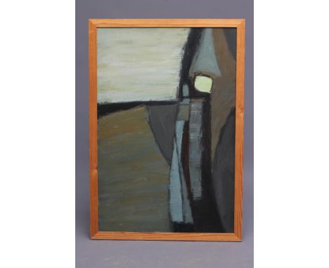 GERALD FRENCH (1927-2000), Abstract, oil on board, unsigned, Trustees of Gerald French label to reverse, 35 3/4" x 23 3/4", f