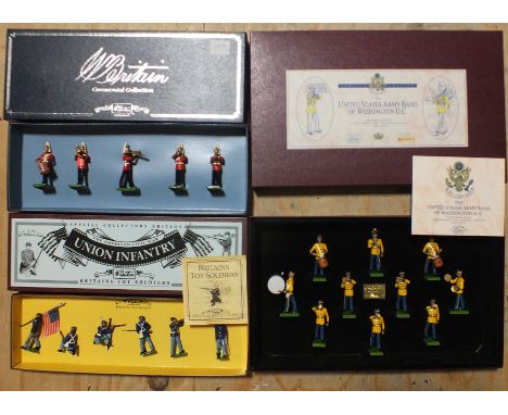 Britains, 5391 The United States Army Band of Washington DC 4418/5000, boxed with outer carton.