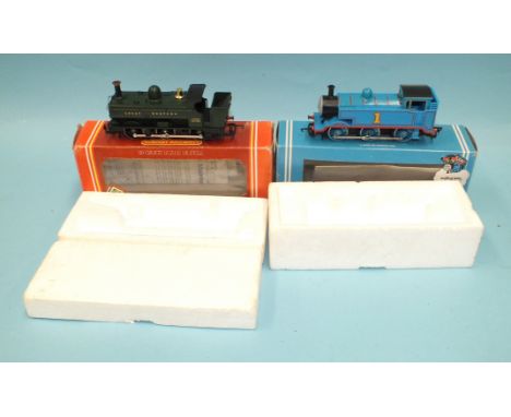 Hornby OO Gauge, R059 GWR Class 2721 Pannier Tank locomotive and R351 Thomas the Tank Engine, (both boxed), (2).