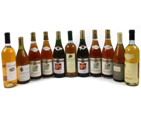 Various alcohol, to include Russet dessert wine, various others similar, Baden, etc. (a quantity)