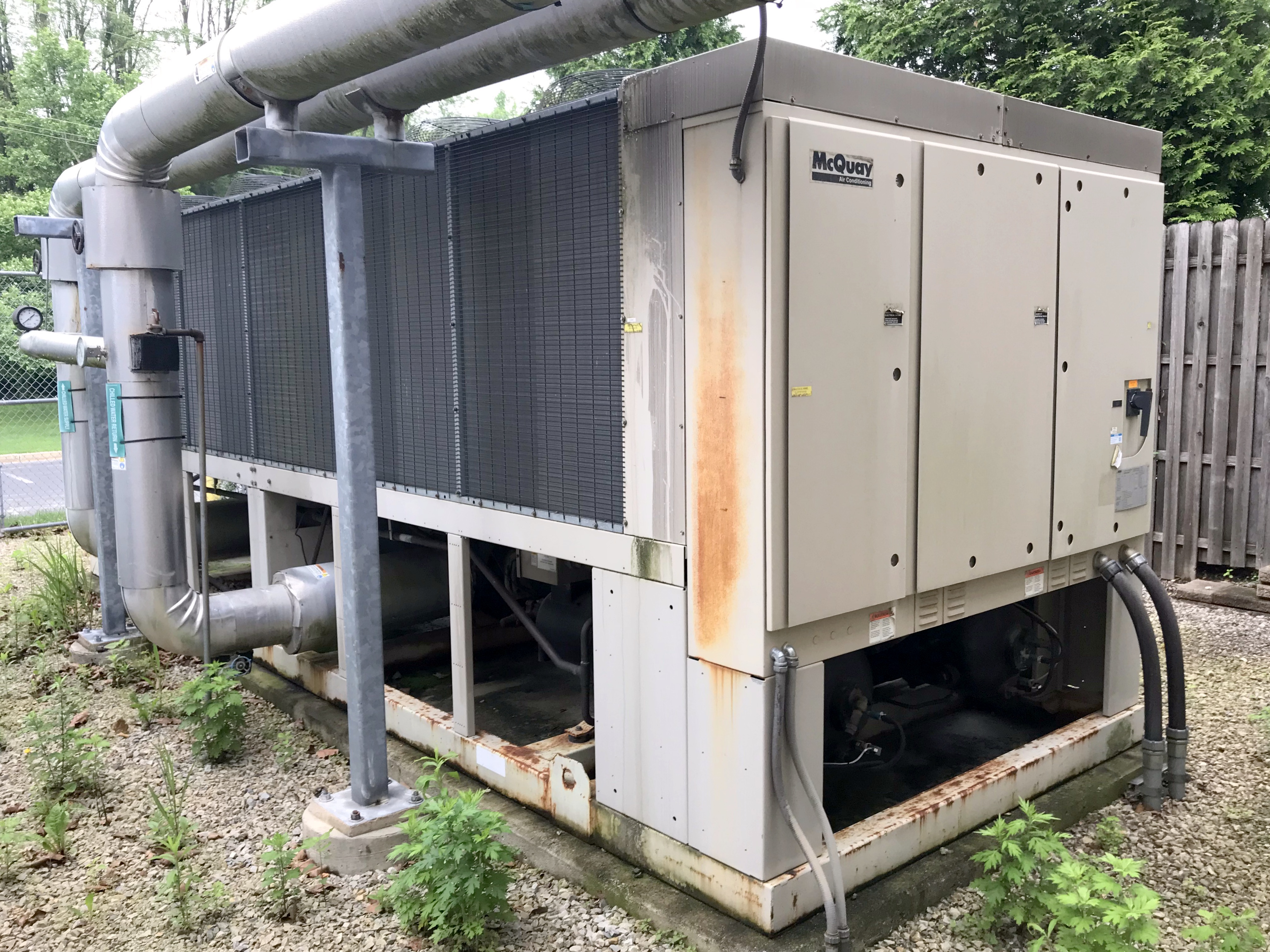 mcquay water cooled package units