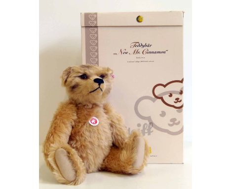 Steiff New Mr Cinnamon boxed teddy bear 44cm high Condition report: see terms and conditions.