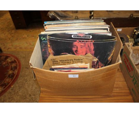 A BOX OF RECORDS TO INC ROD STEWART, GENESIS & THE ROLLING STONES
