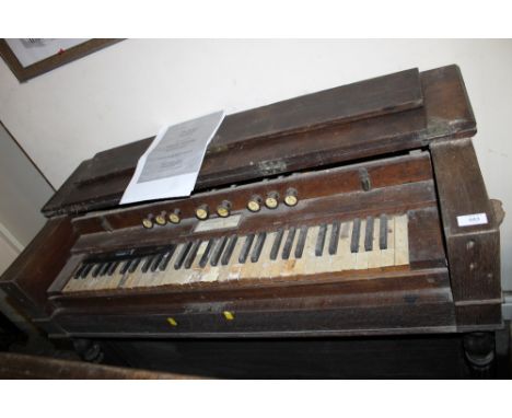 A FRENCH HARMONIUM BY 'ALEXANDRE PERE ET FILS', PARIS. PURCHASED FROM BLACKLADIES SALE - 1973