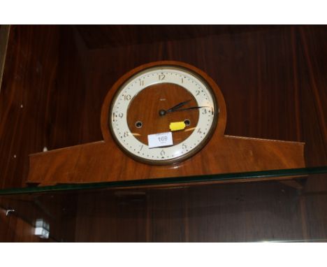 A DECO STYLE SMITHS MANTEL CLOCK