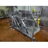 s/s bin dumper 56 in. x 42 in. c/w hydraulic power pack