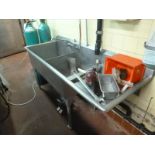 sink s/s 26 in. x 72 in. 2-basin