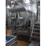 s/s dual shaft ribbon blender electric  64 in. W x 84 in. L. x 42 D