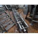 s/s 19 ft.  L x 12 in. diam. screw conveyor