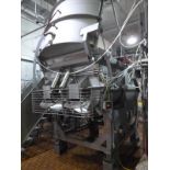 s/s dual shaft ribbon blender w/ electric lid c/w 15 h.p. vacuum pump