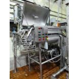 dual shaft ribbon vacuum blender electric drive c/w lid and platform & vacuum pump