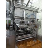 s/s dual shaft ribbon blender electric drive approx.. 5 ft. W x 102 in. L x 40 in.