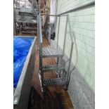 30 in. H. s/s platform on casters
