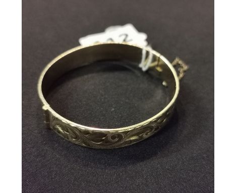 ANTIQUE 9CT ROLLED GOLD BANGLE