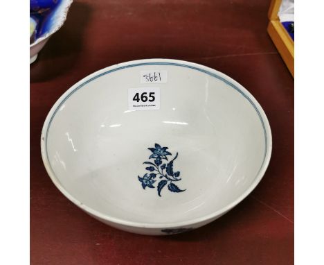 LATE 18TH CENTURY WORCESTER BOWL