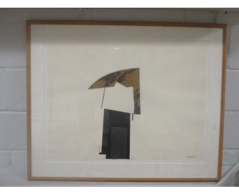 Emilio Amero (Mexican 1901-1976) Head study, signed and dated lower right 'Amero-Mex. 38', numbered lower left '7/10', lithog