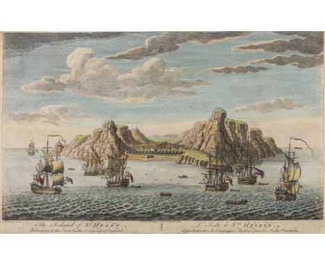 NO RESERVE Voyages.- World.- Van Ryne (Jan) The Island of St. Helen belonging to the East India Company of England, engraving