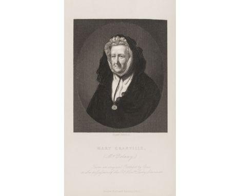 NO RESERVE Extra-illustrated.- Delany (Mary) The Autobiography and Correspondence of Mary Granville, Mrs. Delany, 6 vol., fir