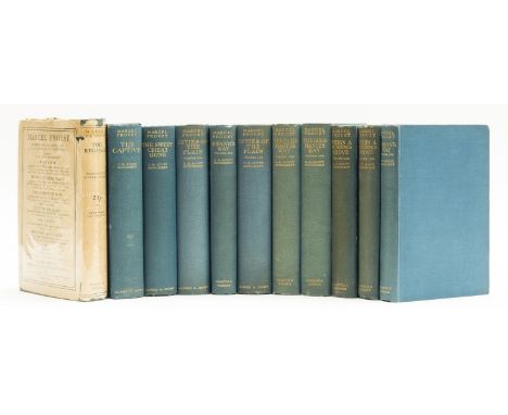Proust (Marcel) [In Remembrace of Things Past], 7 parts in 11 vol., first English editions, occasional scattered foxing, orig