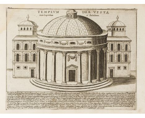Antiquities.- Giacomo (Lauro) Antiquae urbis splendor, 4 parts in 1, 167 engraved leaves comprising titles, dedications, fold