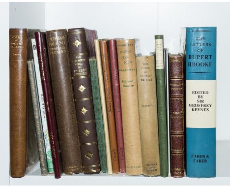 NO RESERVE Blunden (Edmund).- William (Collins) The Poems, edited by Edmund Blunden, number 10 of 50 copies on japon signed b