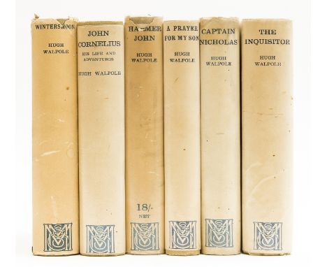 NO RESERVE Walpole (Hugh) Wintersmoon, 1928; John Cornelius, 1937; Harmer John, bookplates, 1926; A Prayer for My Son, 1936; 