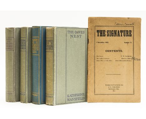 NO RESERVE [Mansfield (Katherine)] "Matilda Berry", D. H. Lawrence and John Middleton Murray, contributors. The Signature, nu