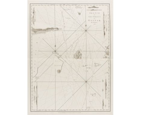 East Indies.- Huddart (Joseph) Sketch of The Straits of Gaspar, showing part of the Island of Banca on the east coast of Suma
