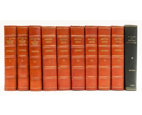 Birds.- Morris (Rev. Francis Orpen) A History of British Birds, 6 vol., first edition, 358 hand-coloured-wood-engraved plates