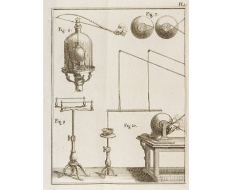 NO RESERVE Electricity.- Nollet (Jean Antoine) Essai sur l'électricité des corps, title with woodcut ornament, 4 folding engr