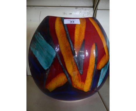 A large modern Poole pottery vase 